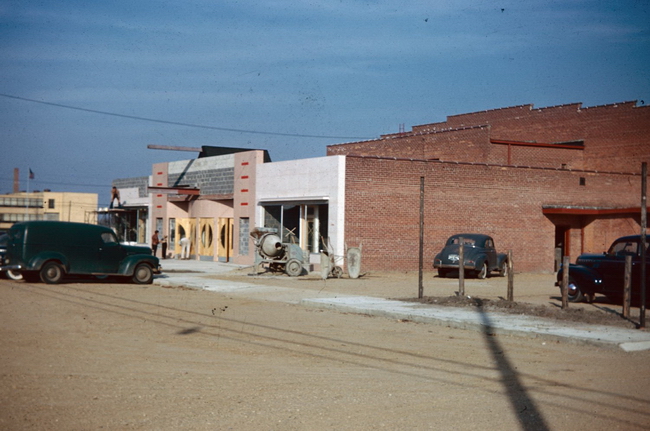 Ryan Theatre - Ryan Theatre Warren Mi Entrance Door Work 1949 Courtesy Al Johnson